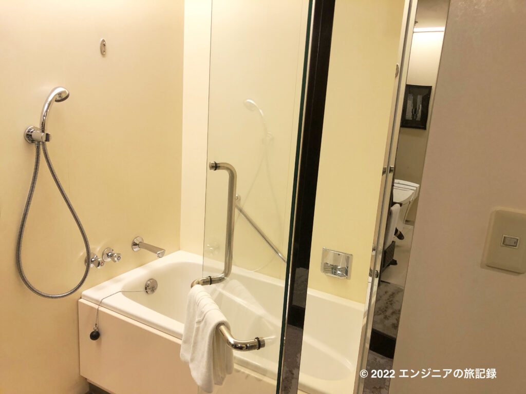 ザ ロイヤルパークホテルアイコニック東京汐留のスタンダードキングのバスルーム