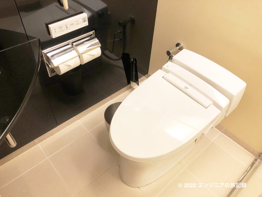 ザ ロイヤルパークホテルアイコニック東京汐留のスタンダードキングのお手洗い