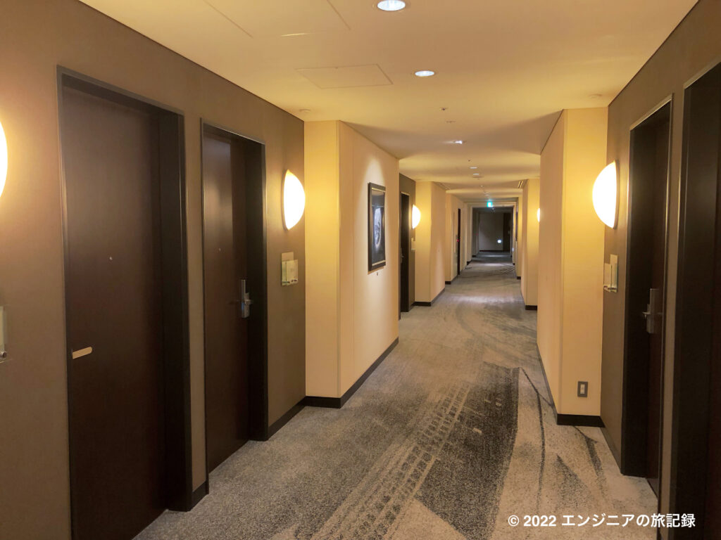 ザ ロイヤルパークホテルアイコニック東京汐留の廊下