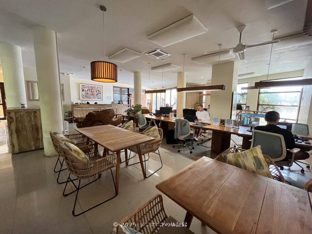 Hub Bali Coworking Legianの様子