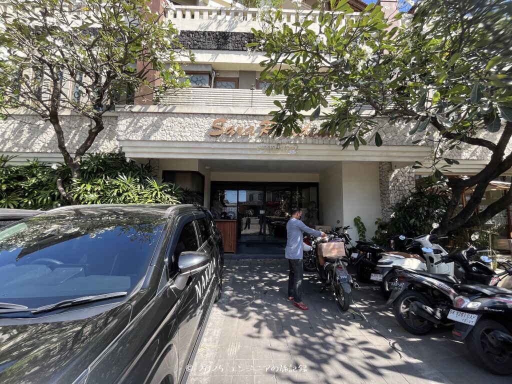 Hub Bali Coworking Legianの入り口
