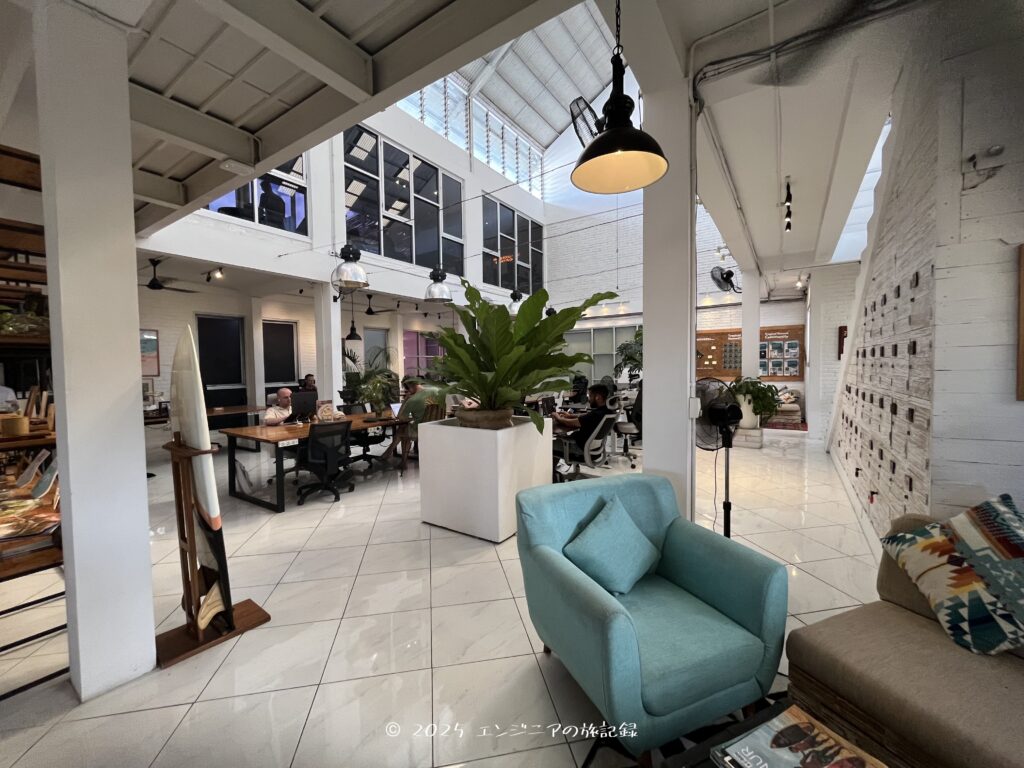 Tropical Nomad Coworking Spaceの室内