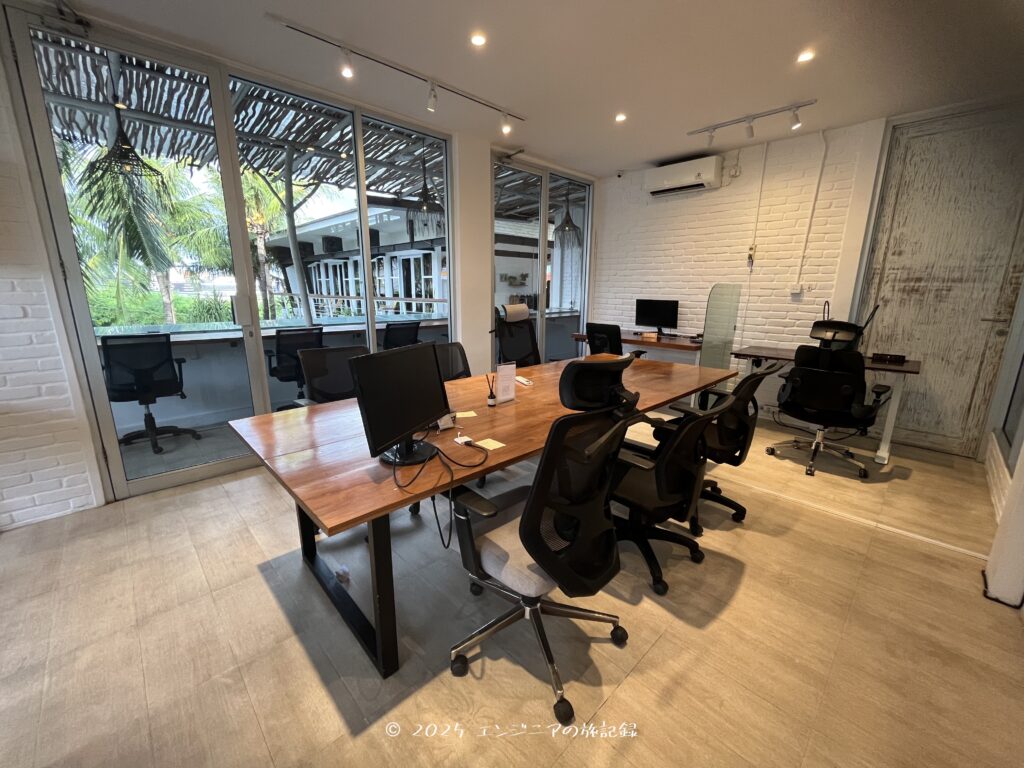 Tropical Nomad Coworking Spaceのサイレントルーム