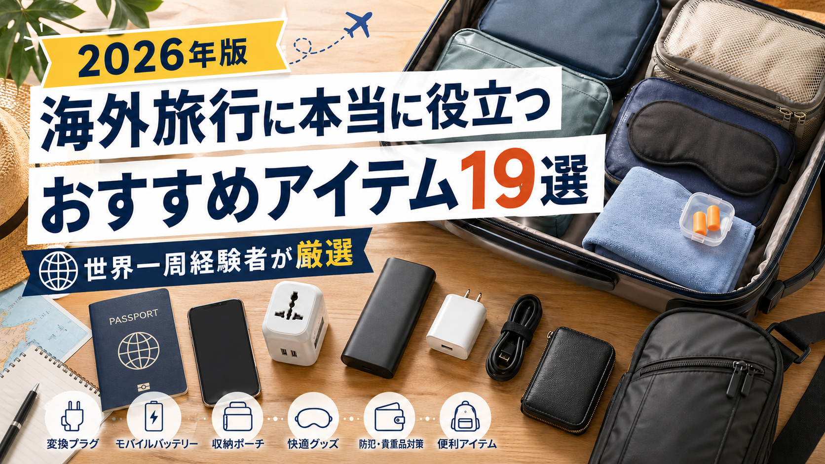 海外旅行のおすすめ商品を紹介するサムネイル画像