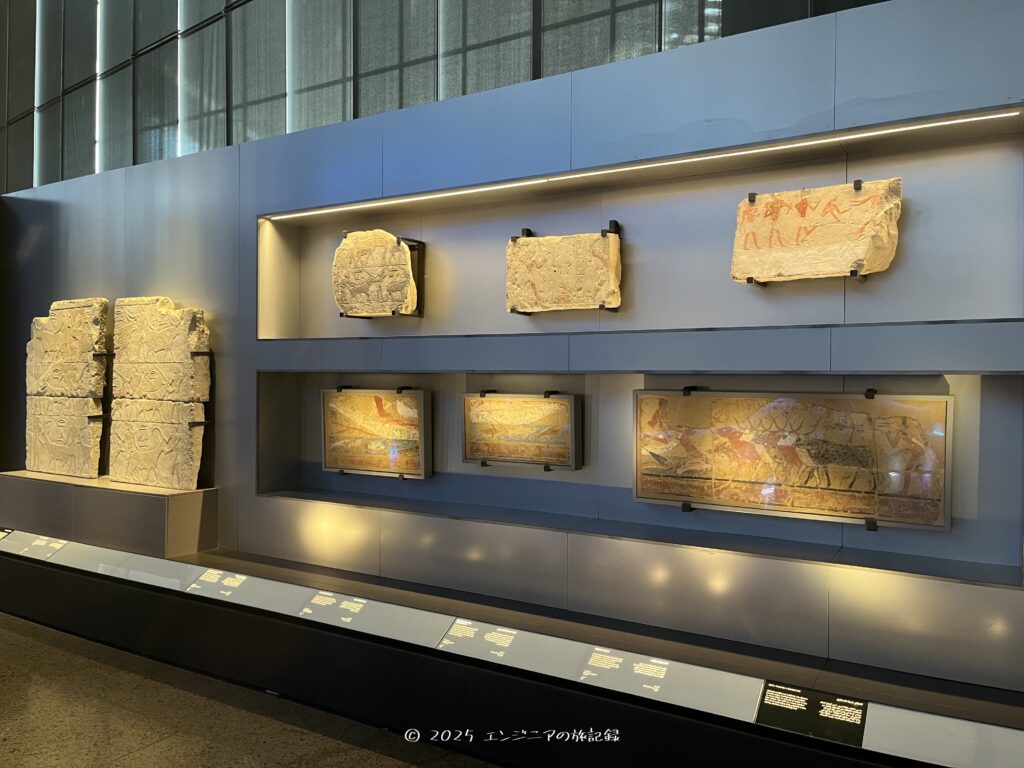 大エジプト博物館の展示