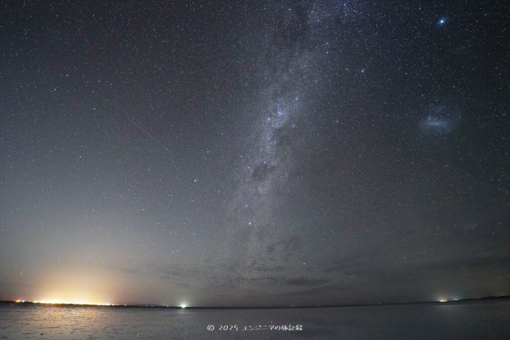 ウユニ塩湖での星空鑑賞