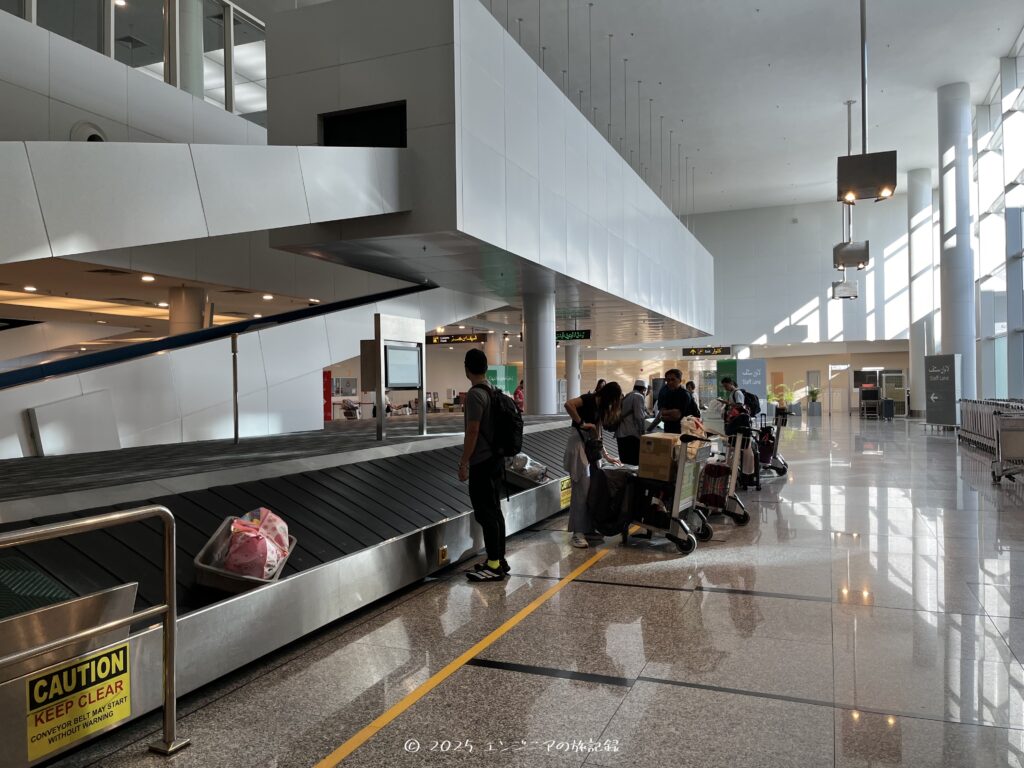 ブルネイ国際空港の機内預け荷物受け取り場所