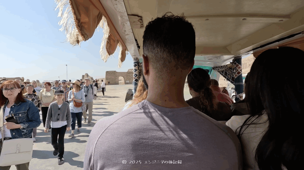 ハトシェプスト女王葬祭殿までの移動
