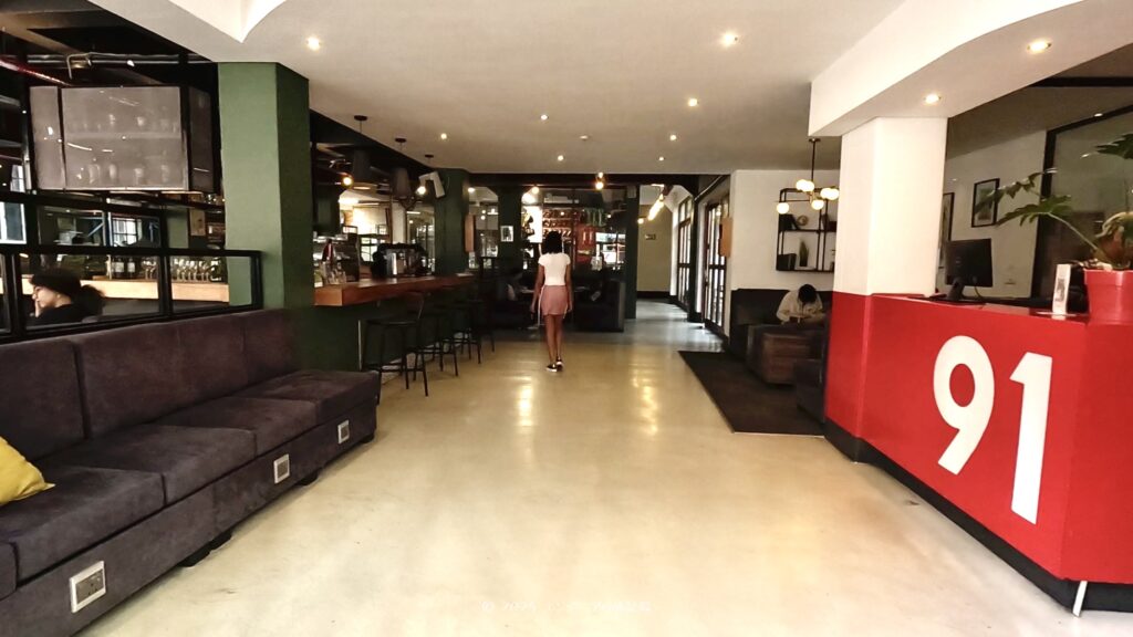 ケープタウンの91 Loop Boutique Hostelのレセプション