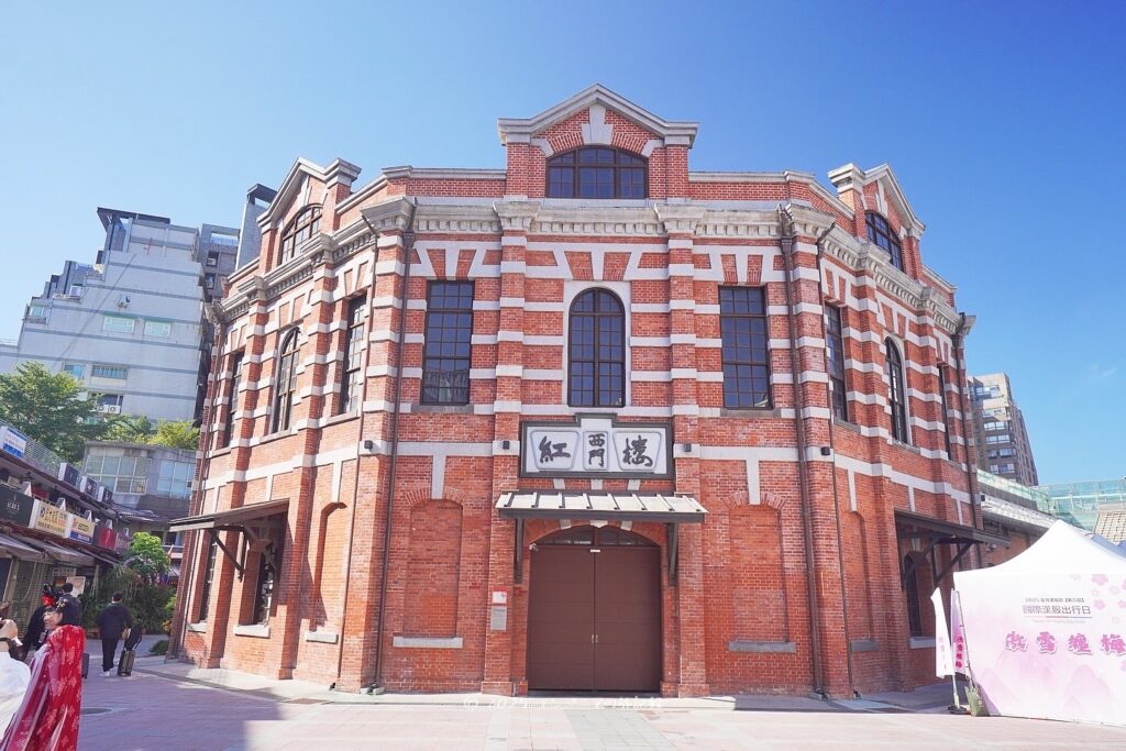 台北の西門紅楼の外観