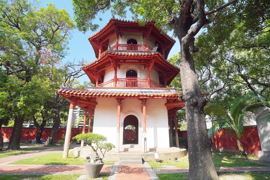 台南孔子廟にある学問の神様が祀られている文昌閣