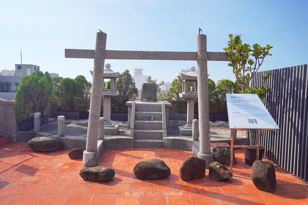 台南の林百貨店の屋上にある屋上の社