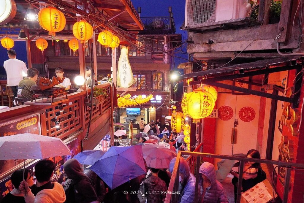 台湾の九分の提灯