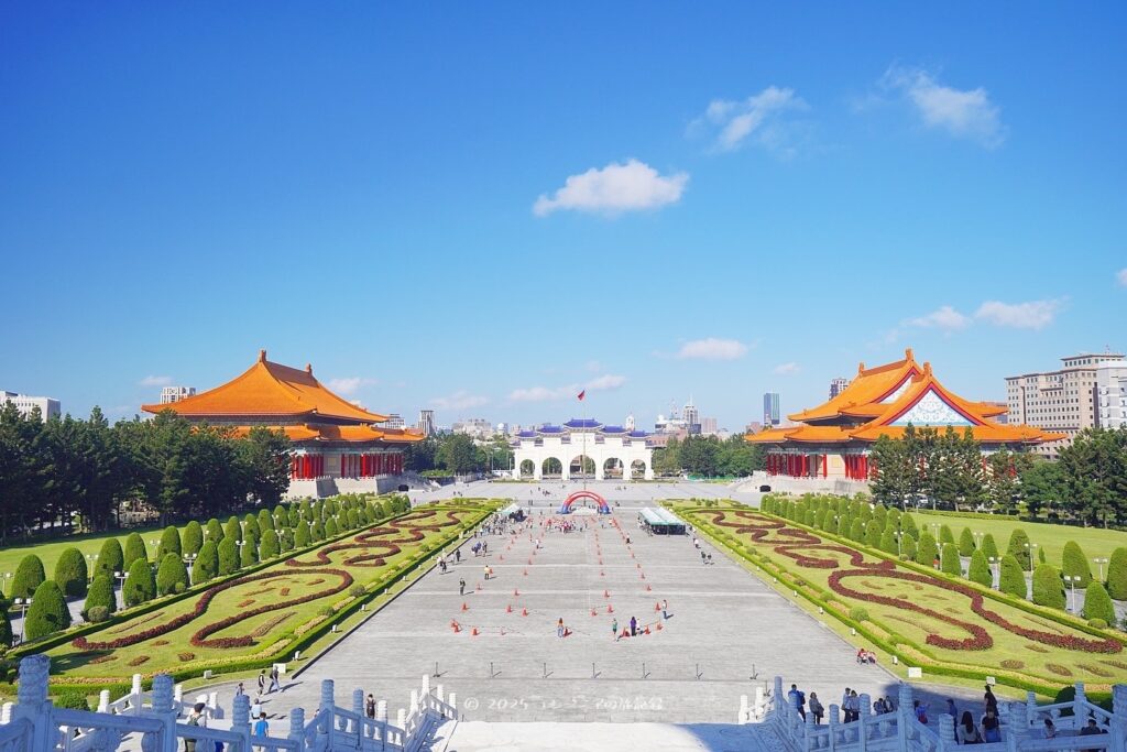 台北の国立中正紀念堂の自由広場