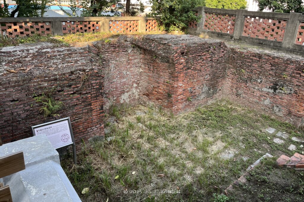 台南の赤崁楼にある城跡