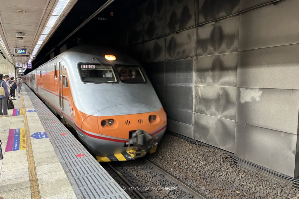 台湾の台湾鉄道の様子