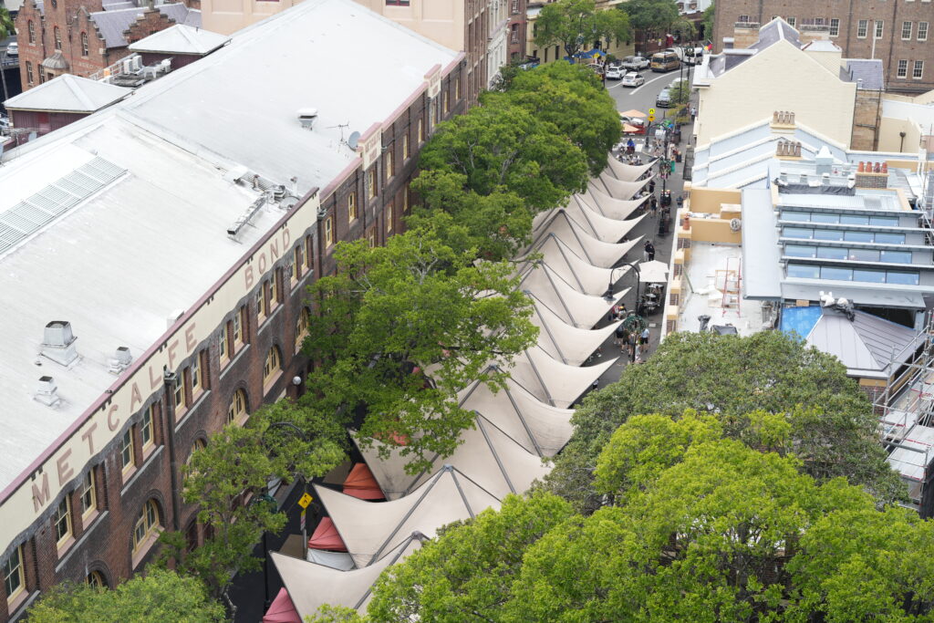 シドニーのロックスの様子