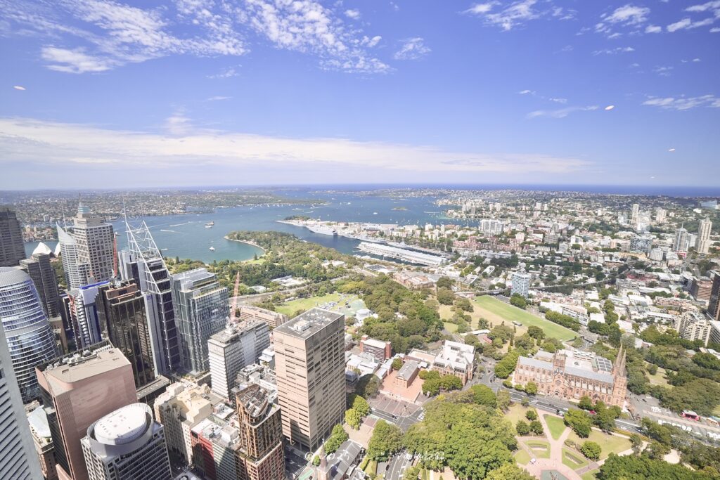 シドニーのSydney Tower Eyeからの景色