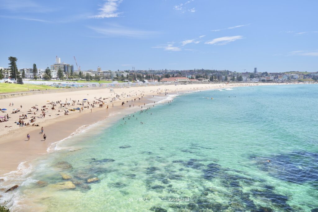 シドニーのボンダイビーチの様子