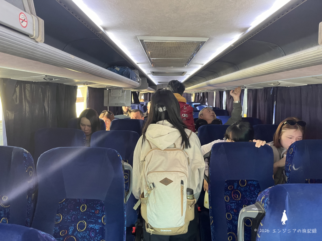 エジプト GoBus ルクソール フルガダ 内装