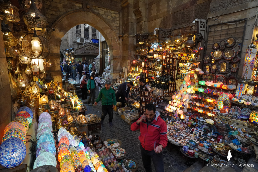 カイロ ハーン・ハリーリ バザール 市場