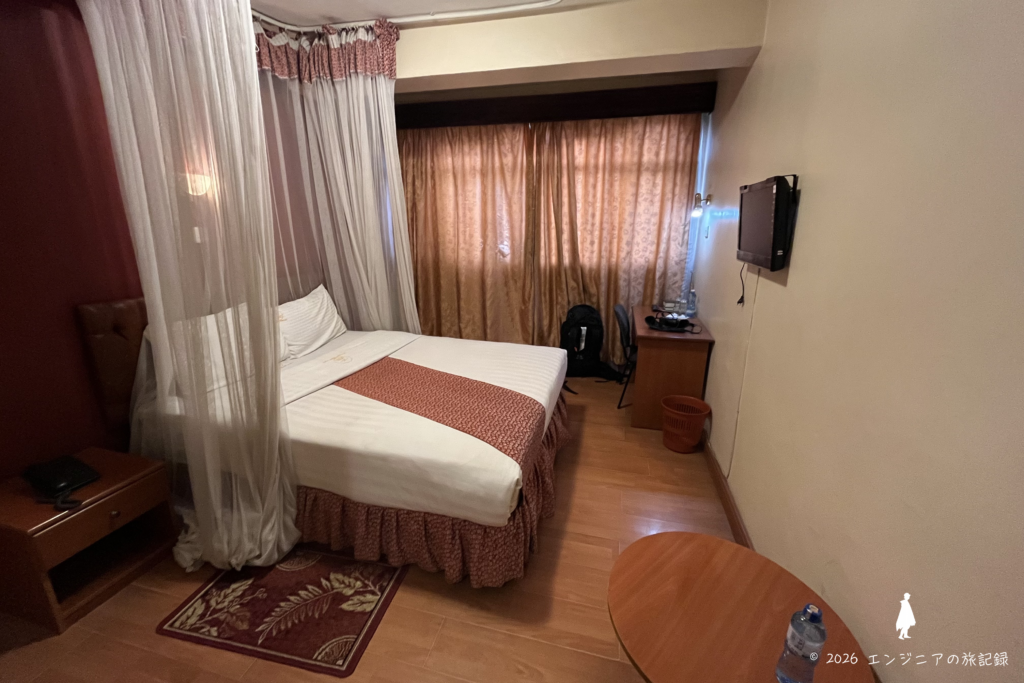 ケニア ナクル湖周辺でのホテル宿泊