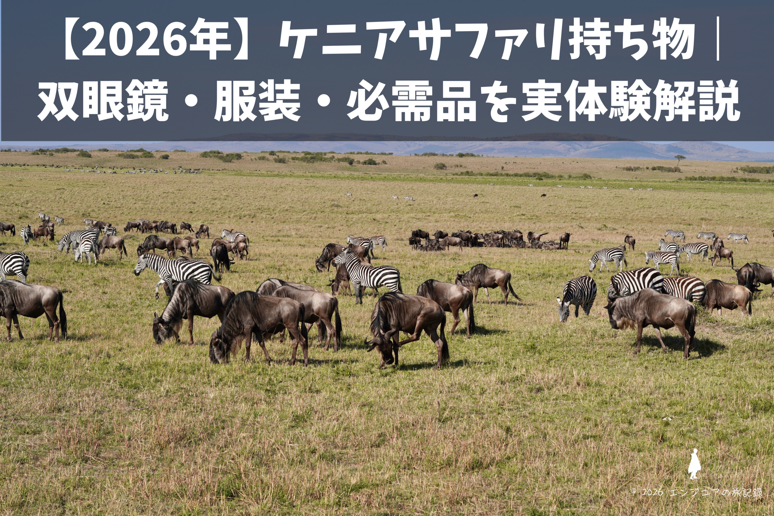 ケニア マサイマラ国立保護区の動物たち