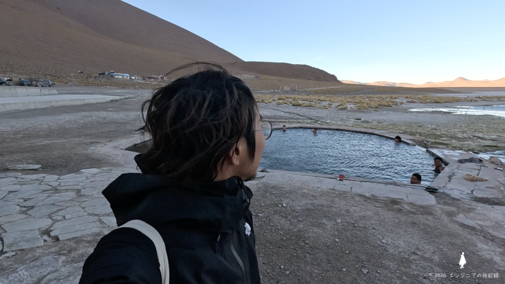 Polques Hot Springs（ポルケス温泉）の様子