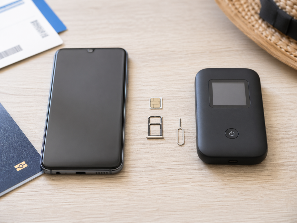 海外旅行で使うスマホとSIMカードとポケットWi-Fi