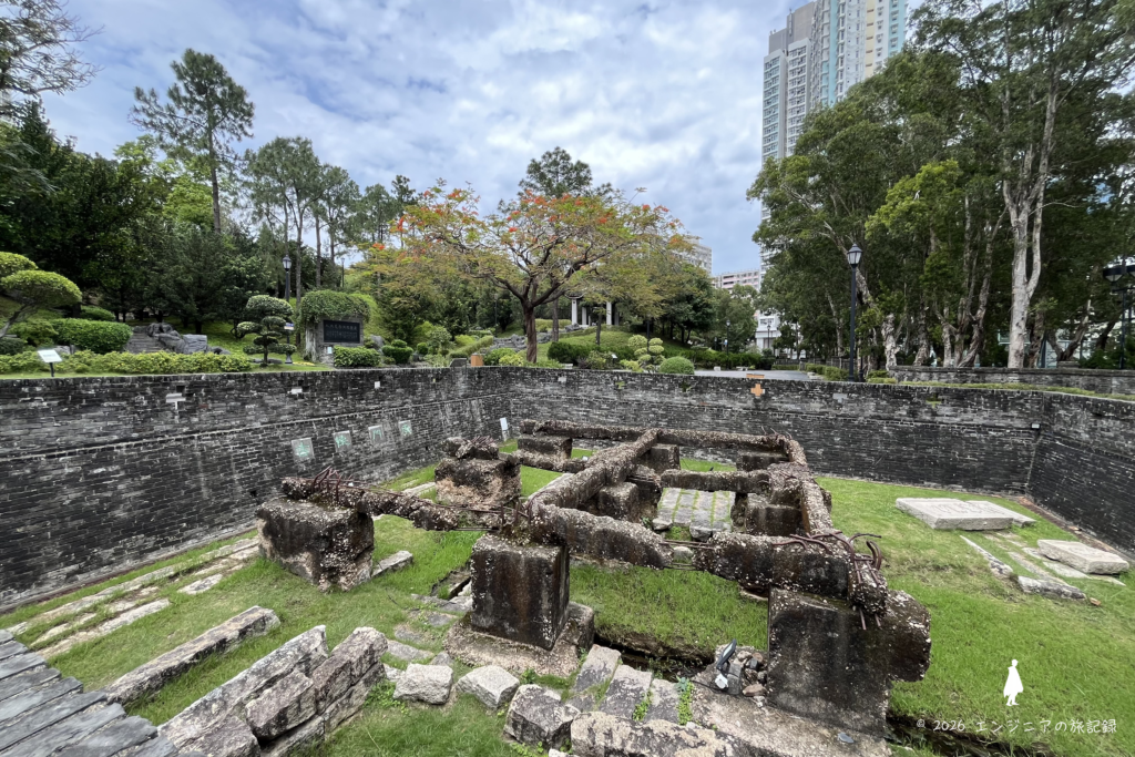 香港九龍城砦公園の内観